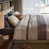 NNEDSZ Bedding House Mathis Natural Cotton Quilt Cover Set Queen