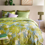 NNEDSZ Oilily Melodi Green Cotton Floral Quilt Cover Set King
