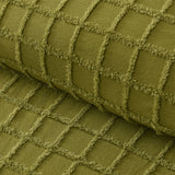 NNEDSZ Vintage Design Homewares Parquet Cacti Green Cotton Quilt Cover Set Double