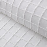 NNEDSZ Vintage Design Homewares Parquet White Cotton Quilt Cover Set King