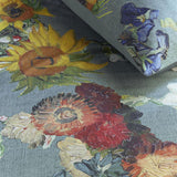 NNEDSZ Bedding House Van Gogh Partout des Fleurs Green Cotton Sateen Quilt Cover Set King