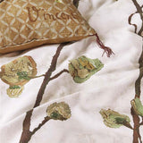 NNEDSZ Bedding House Van Gogh Plum Blossoms Sand Cotton Sateen Quilt Cover Set King