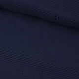 NNEDSZ Navy Waffle Polyester Quilt Cover Set Queen