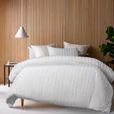 NNEDSZ Vintage Design Homewares Reflections White Cotton Quilt Cover Set Double