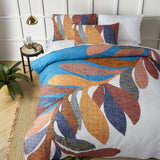NNEDSZ Accessorize Sorrel White Cotton Foliage Quilt Cover Set King