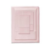 NNEDSZ 400TC Blush Bamboo Cotton Sheet Set 40cm Wall King