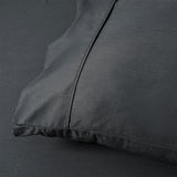NNEDSZ 400TC Charcoal Bamboo Cotton Sheet Set 40cm Wall Queen