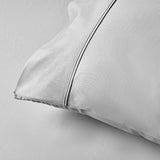 NNEDSZ 400TC Grey Bamboo Cotton Sheet Set 40cm Wall King Single