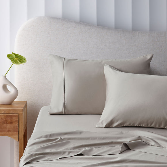 NNEDSZ 400TC Stone Bamboo Cotton Sheet Set 40cm Wall Single