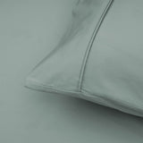 NNEDSZ 400TC Sage Bamboo Cotton Mega / Super Sheet Set 50cm Wall Super King