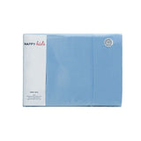 NNEDSZ Happy Kids Blue Plain Dyed Microfibre Sheet Set Double