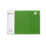 NNEDSZ Happy Kids Green Plain Dyed Microfibre Sheet Set King Single