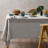 NNEDSZ Vintage Design Homewares Natural French Linen Tablecloth 130cm x 180cm