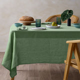 NNEDSZ Vintage Design Homewares Mist French Linen Tablecloth 150cm x 230cm