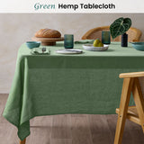 NNEDSZ Vintage Design Homewares Mist French Linen Tablecloth 150cm x 275cm