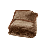 NNEDSZ J Elliot Home 800GSM Luxury Winter Thick Mink Blanket Pecan King