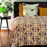 NNEDSZ Home Oriana Blanket 240x260cm Red Multi