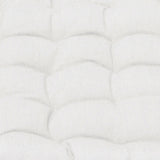 NNEDSZ J Elliot Home Set of 2 Outdoor 100% Cotton Chair Pads 40 x 40 cm Solid White