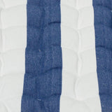 NNEDSZ J Elliot Home Set of 2 Outdoor 100% Cotton Chair Pads 40 x 40 cm Striped Blue