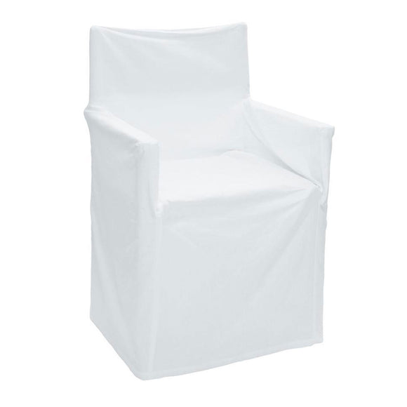 NNEDSZ IDC Homewares Cotton Director Chair Cover White