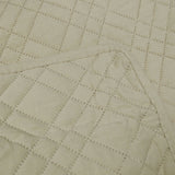 NNEDSZ Jane Barrington Morris Beige Ultrasonic Embossed Lightly Quilted Reversible Coverlet Set Queen