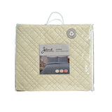 NNEDSZ Jane Barrington Morris Beige Ultrasonic Embossed Lightly Quilted Reversible Coverlet Set Queen