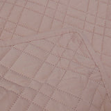 NNEDSZ Jane Barrington Morris Blush Ultrasonic Embossed Lightly Quilted Reversible Coverlet Set King