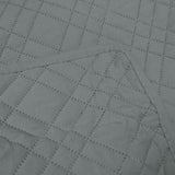 NNEDSZ Jane Barrington Morris Dark Grey Ultrasonic Embossed Lightly Quilted Reversible Coverlet Set Queen