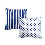 NNEDSZ Home Alexa Reversible Blue Filled Cushion