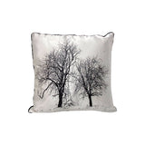 NNEDSZ Black Tree Silk Filled Cushion 40 x 40 cm