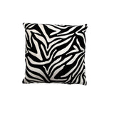 NNEDSZ Home Zebra Embroidered Black Filled Cushion 43 x 43 cm