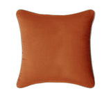 NNEDSZ J Elliot Home Gabriel 100% Cotton Cushion Cover 60 x 60 cm Burnt Orange