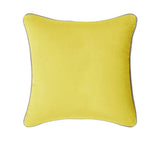 NNEDSZ J Elliot Home Gabriel 100% Cotton Cushion Cover 60 x 60 cm Yellow