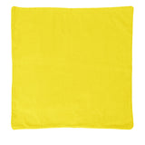NNEDSZ Homewares Lollipop Extra Large Cotton Piped Square Cushion Cover 90 x 90 cm Yellow