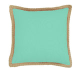 NNEDSZ J Elliot Home Mornington Linen Cushion Cover 50 x 50 cm Mint