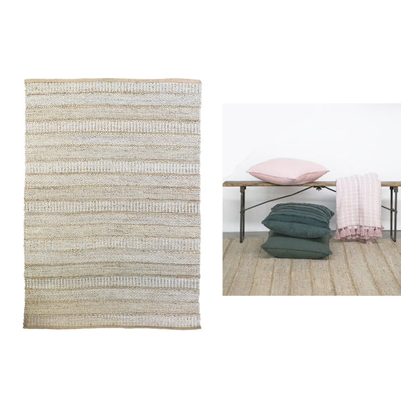 NNEDSZ J Elliot Home Fraser Jute Floor Rug 160 x 230cm