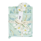NNEDSZ Set of 3 Renee Cotton Cover Kitchen Textile Mint Green