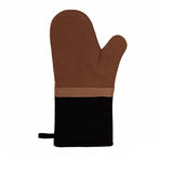 NNEDSZ J Elliot Home Selby Cotton Oven Mitt 34 x 15 cm Ginger & Black