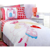 NNEDSZ Rose Garden 250TC Love Heart Fairy Quilt Cover Set Single