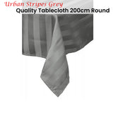 NNEDSZ Quality Urban Grey Tablecloth 200 cm Round