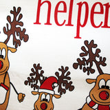 NNEDSZ Santa's Little Helper Cotton Table Runner 33 x 180 cm