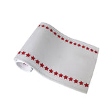 NNEDSZ Christmas Print White Table Runner 33 x 180cm Stars