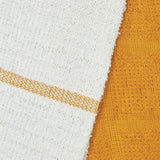 NNEDSZ Set of 4 Rosa Cotton Rich Terry Tea Towels 42 x 62cm Mustard