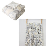 NNEDSZ J Elliot Home Arctic Luxury Faux Fur Throw 130 x 160cm