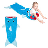 NNEDSZ Mermaid Tail Shark Soft Blanket Throw