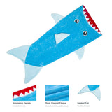 NNEDSZ Mermaid Tail Shark Soft Blanket Throw