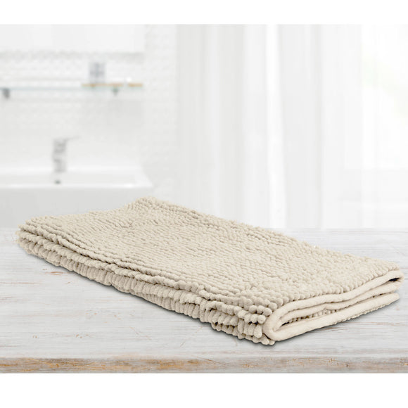 NNEDSZ Toggle Microfiber Bath Mat Large Stone