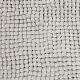 NNEDSZ Toggle Microfiber Bath Mat Medium Silver