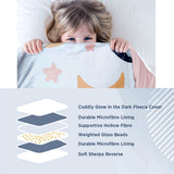 NNEDSZ Jelly Bean Kids Adura Pink Kids Weighted Blanket with Extra Cuddly Removable Cover 2.8kg 95 x 125 cm