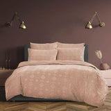 NNEDSZ 5 Pce Comforter Set Millicent Peach Queen